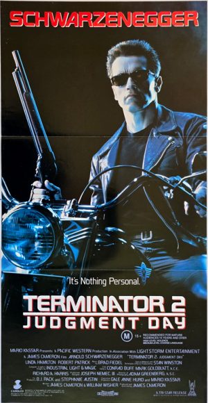Terminator 2 Judgment Day Australian Daybill Movie Poster (1)