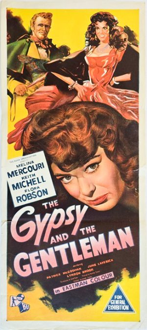 The Gypsy And The Gentleman Australian Daybill Movie Poster (1)