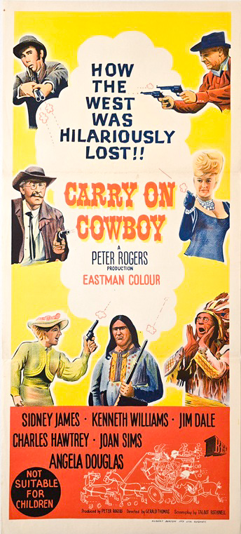 Carry On Cowboy Australian Daybill Movie Poster (1)