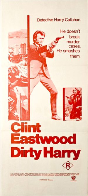 Dirty Harry Australian Daybill Movie Poster Clint Eastwood (1)