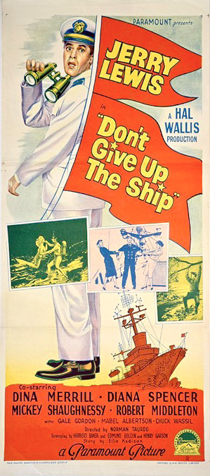 Dont Give Up The Ship Australian Daybill Movie Poster Jerry Lewis (1)