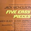Five Easy Pieces Uk Quad Movie Poster Jack Nicholson (4)