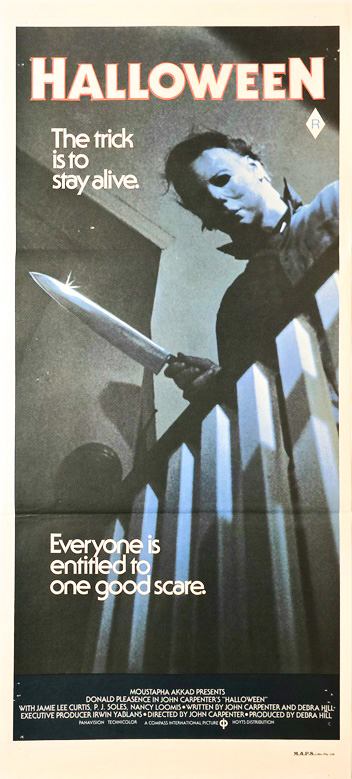 Halloween Australian Daybill Horror Movie Poster (5)