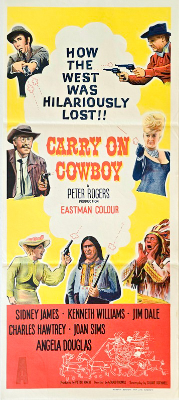 Carry On Cowboy Australian Daybill Movie Poster (1)