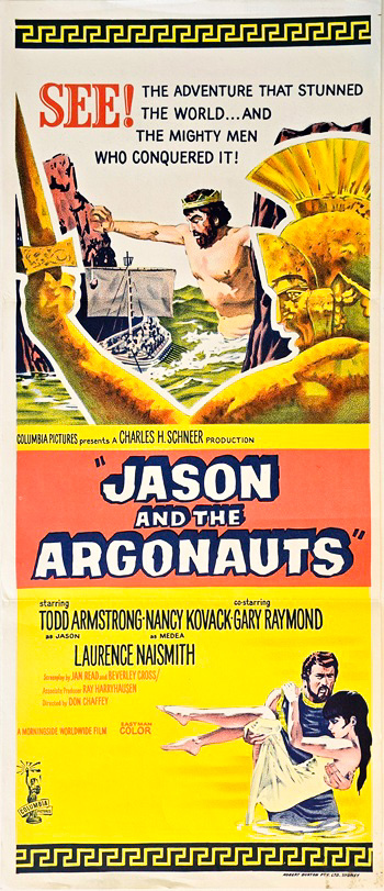 Jason And The Argonauts Australian Daybill Movie Poster (1)