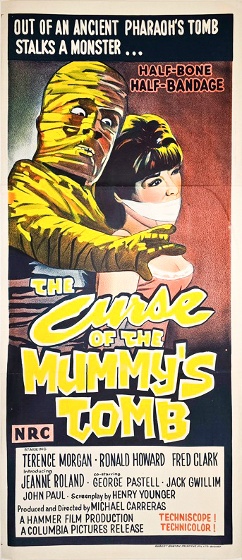 The Curse Of The Mummys Tomb Australian Daybill Movie Poster Hammer Horror (1)