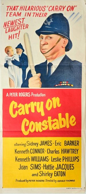 Carry On Constable Australian Daybill Movie Poster Sid James (1)