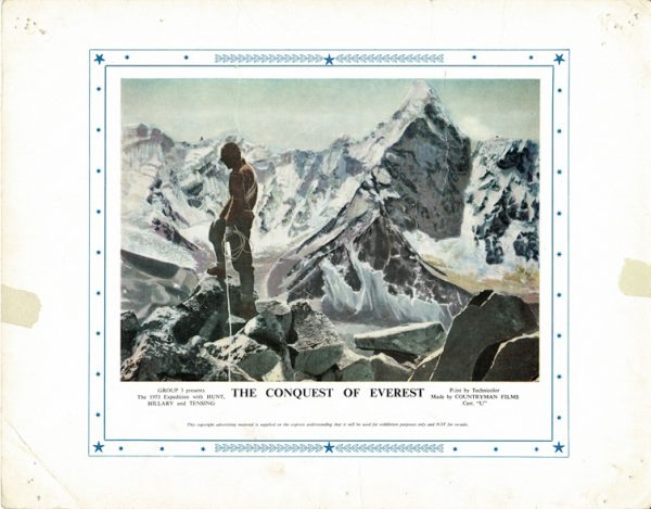 Conquest Of Everest Uk Lobby Card 1953 Sir Edmund Hillary Tensing Norgay John Hunt (10)