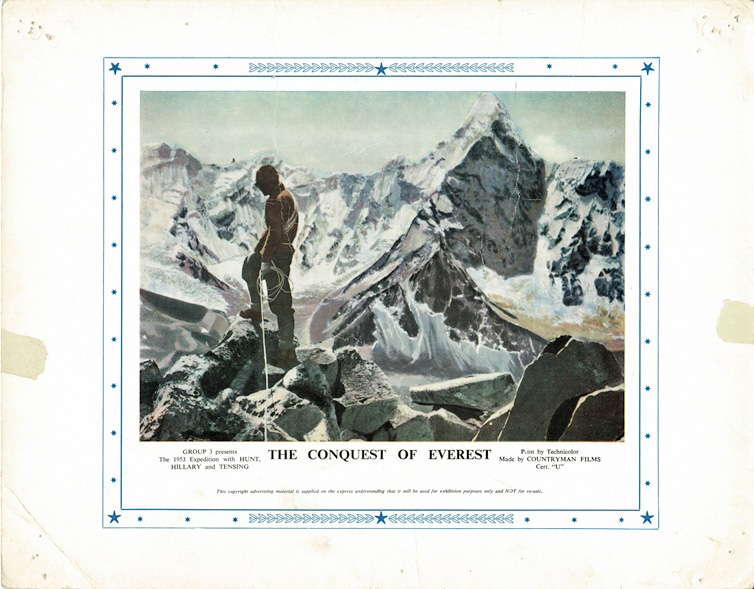Conquest Of Everest Uk Lobby Card 1953 Sir Edmund Hillary Tensing Norgay John Hunt (10)