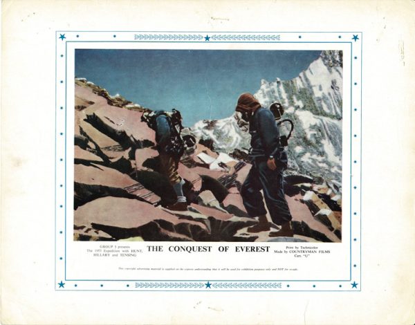 Conquest Of Everest Uk Lobby Card 1953 Sir Edmund Hillary Tensing Norgay John Hunt (6)