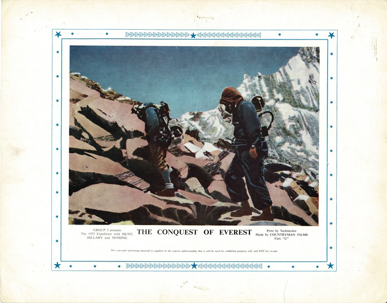 Conquest Of Everest Uk Lobby Card 1953 Sir Edmund Hillary Tensing Norgay John Hunt (6)