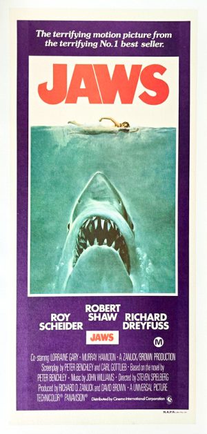 Jaws Australian Daybill Movie Poster