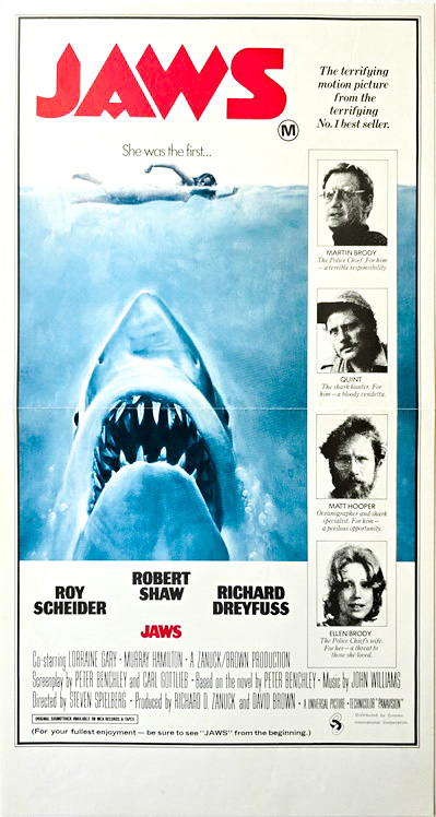 Jaws Australian Special Advance Daybill Poster (1)