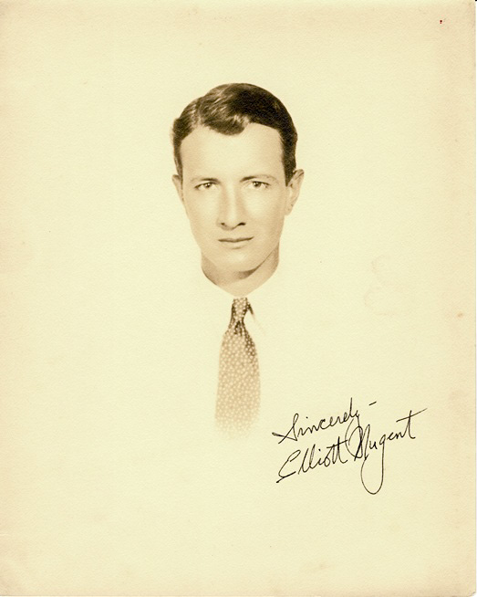 Elliott Nugent Signed Portrait 1930