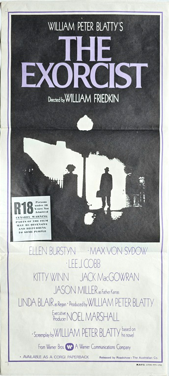 The Exorcist Australian Daybill Movie Poster (1)