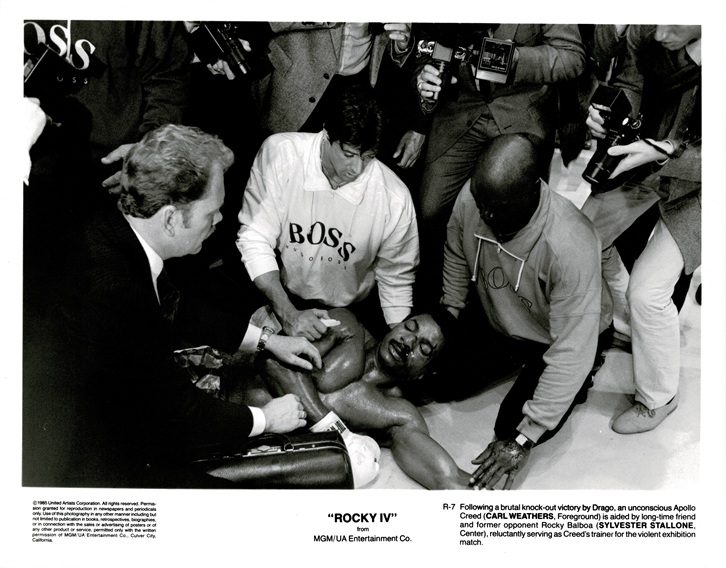 Rocky Iv 8x10 Press Still Rocky Iv 8x10 Press Still