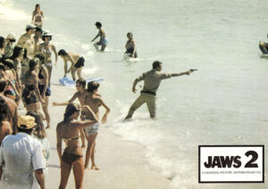 Jaws 2 German English Use Lobby Card (3)