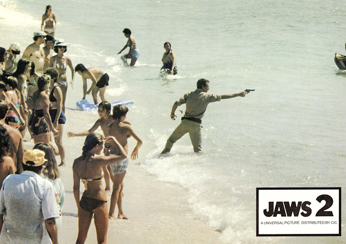 Jaws 2 German English Use Lobby Card (3) Jaws 2 German English Use Lobby Card (3)