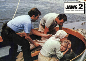 Jaws 2 German English Use Lobby Card (4)