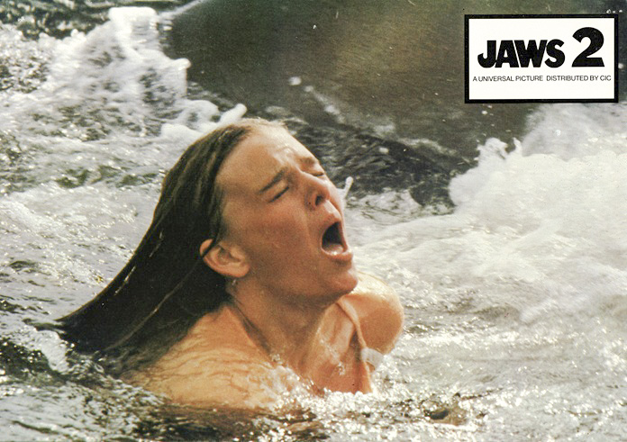Jaws 2 German English Use Lobby Card (6)