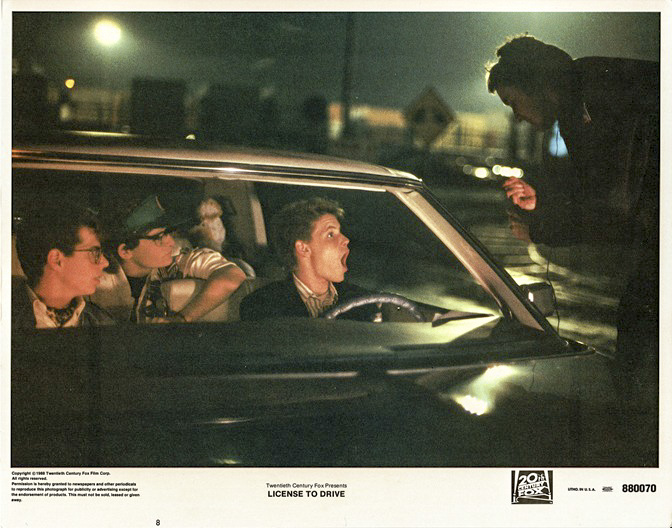 License To Drive Us Lobby Card 11x14