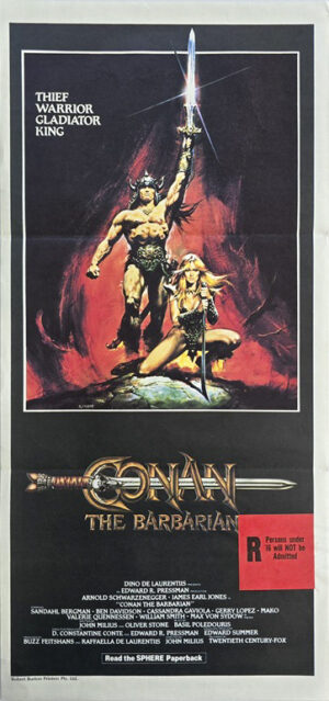 Conan The Barbarian Australian Daybill Movie Poster (1)