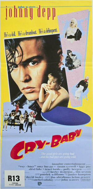 Cry Baby Australian Daybill Movie Poster (1)