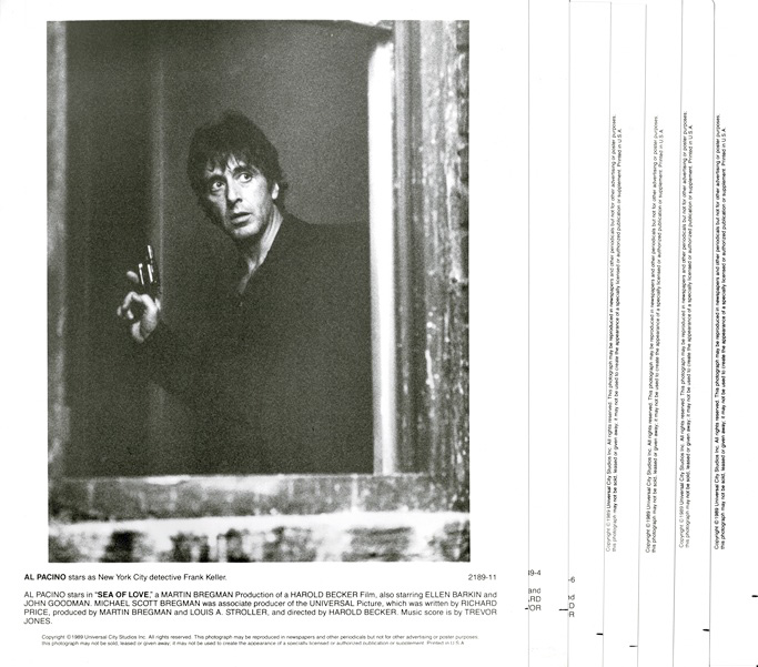 Sea Of Love Stills Al Pacino 8 X 10 Sea Of Love Stills Al Pacino 8 X 10
