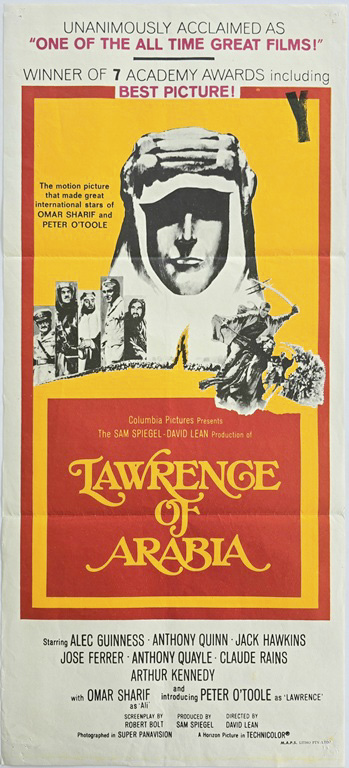 Lawrence Of Arabia Australian Daybill Movie Poster (1)